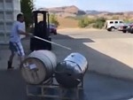 Wine Barrel Was Ready To Pop
