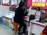 Woman Brings A Knife To Negotiate Her Mobile Contract
