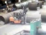 Worker Crushed To Death Through His Own Stupidity
