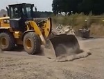Worksite Prank With An Loader
