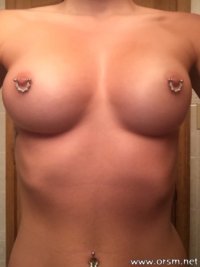 Pierced Nipple Flash